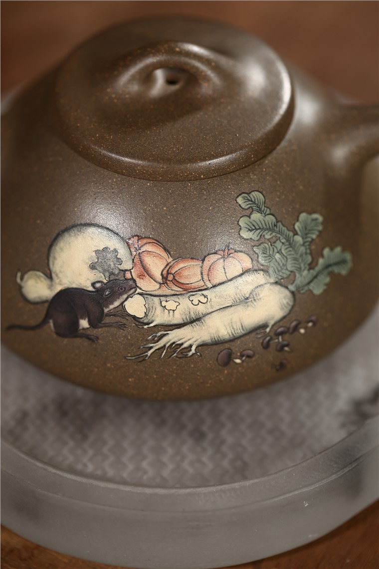 许冠新作品 硕果石瓢图片