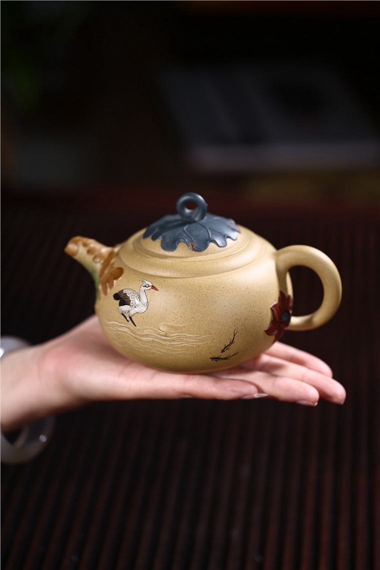姚华君作品 一鹭莲升图片