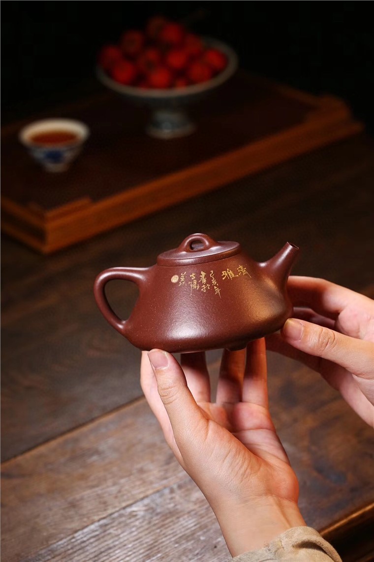 褚萍作品 子冶石瓢图片
