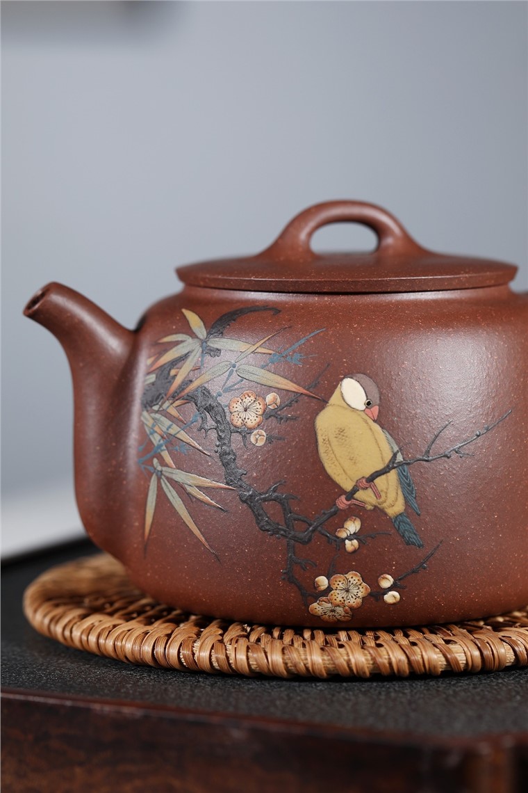 褚萍作品 其乐融融图片
