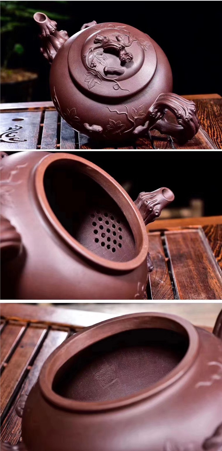 李荷生作品 松鼠葡萄套具图片