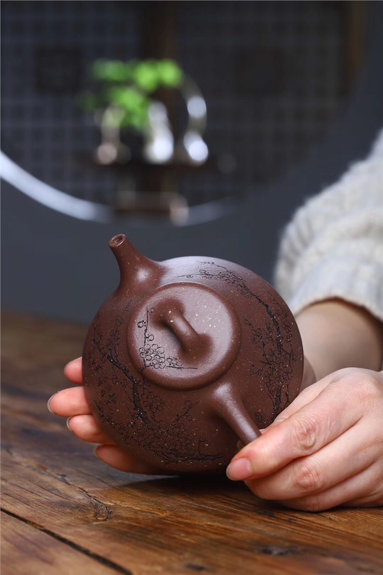 庄其芳作品 梅花石瓢图片