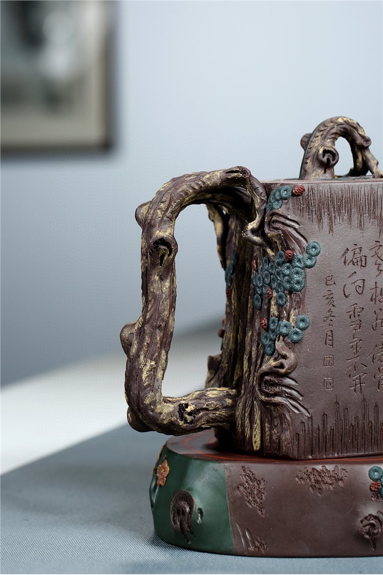 刘莹作品 四方松桩图片