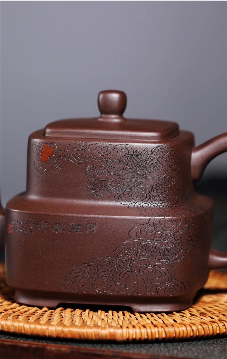 刘莹作品 祥龙献瑞图片