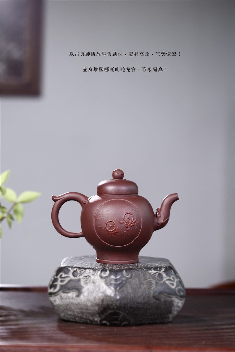 姚华君作品 哪吒闹海图片