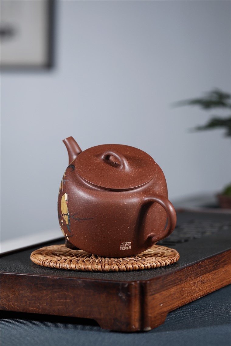 褚萍作品 其乐融融图片