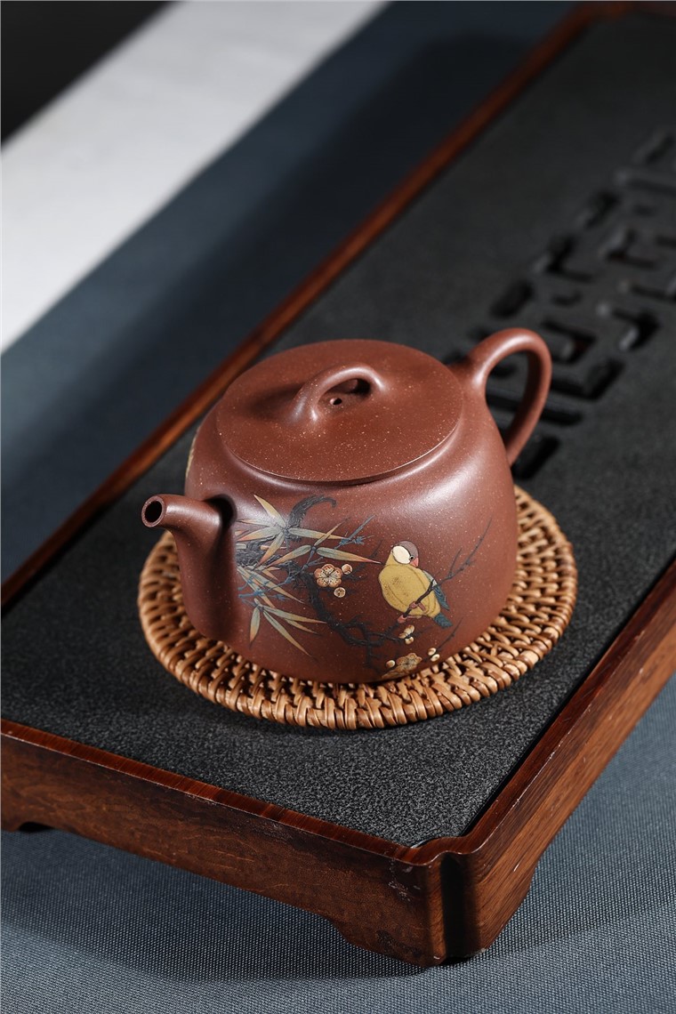 褚萍作品 其乐融融图片