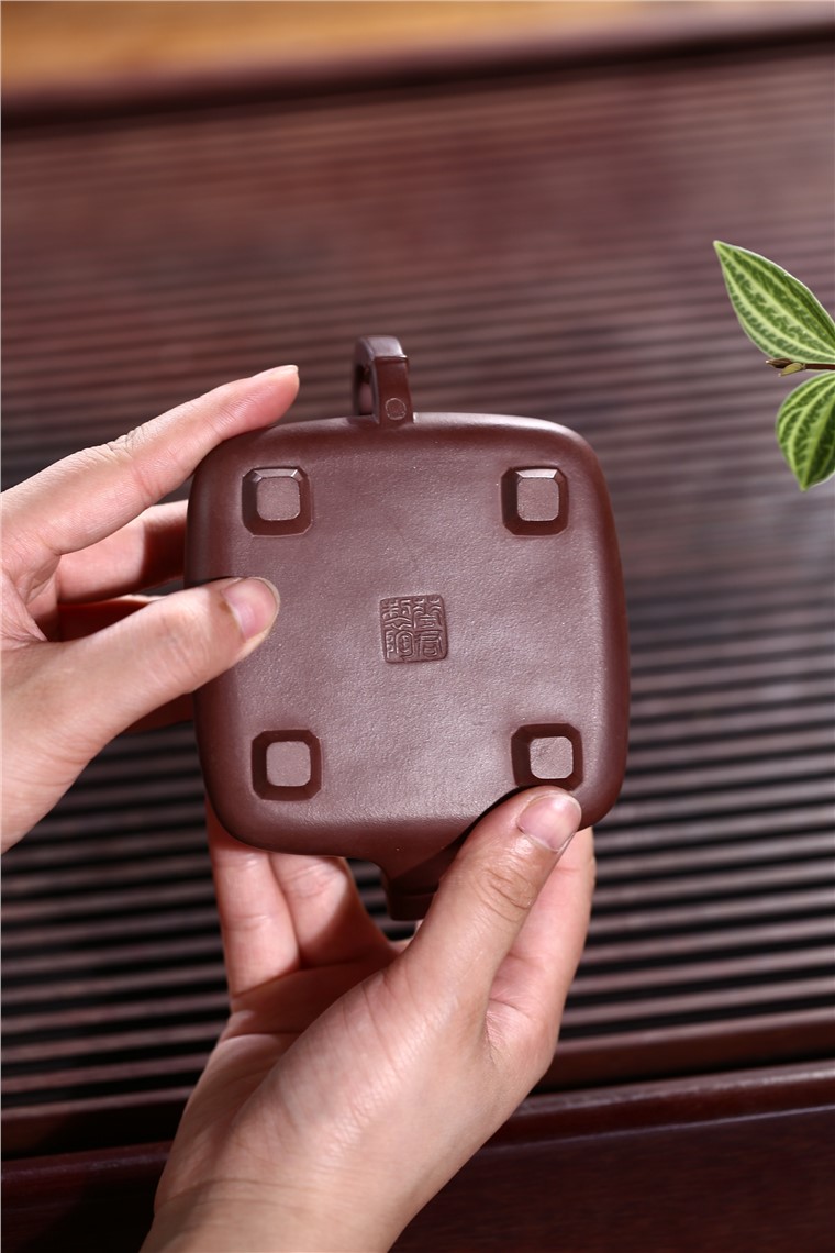 姚华君作品 四方石瓢竹