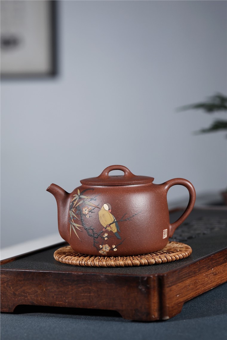 褚萍作品 其乐融融图片