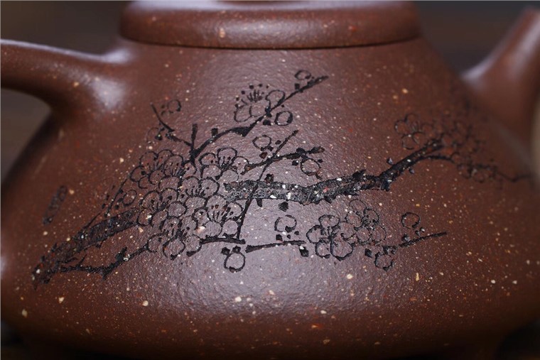 庄其芳作品 梅花石瓢图片