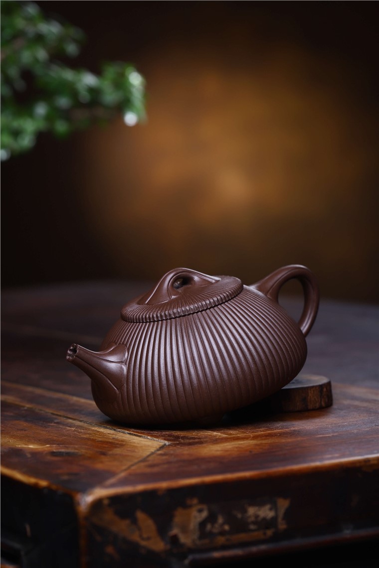 陈育平作品 筋纹石瓢图片