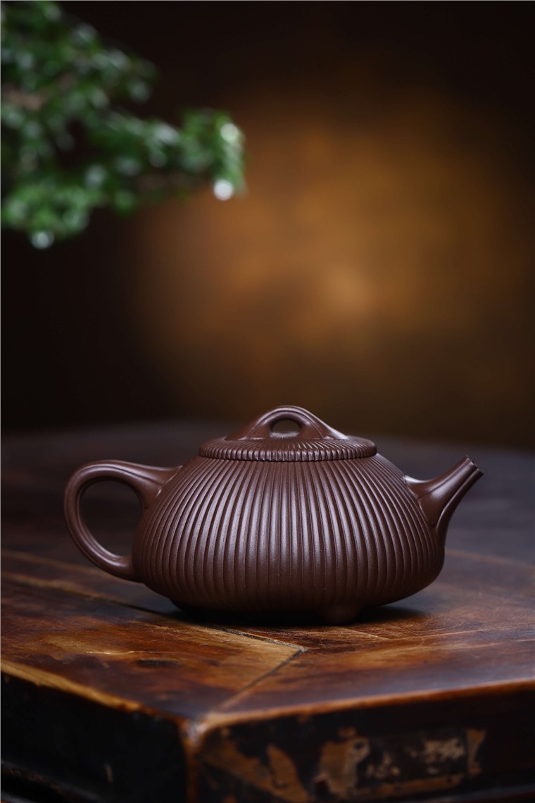 陈育平作品 筋纹石瓢图片
