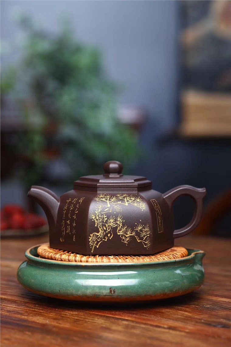 徐六明作品 六方井栏图片
