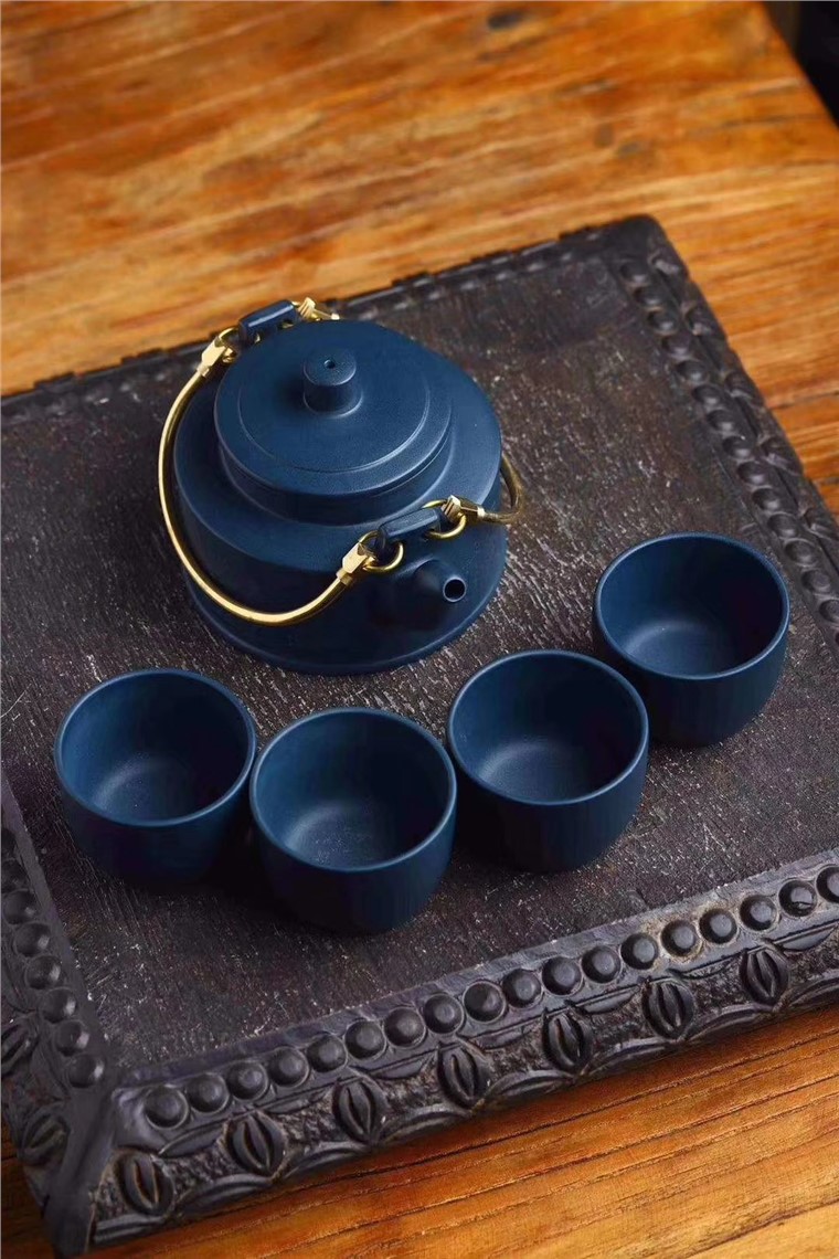 孙泽华作品 金钟提梁套组图片