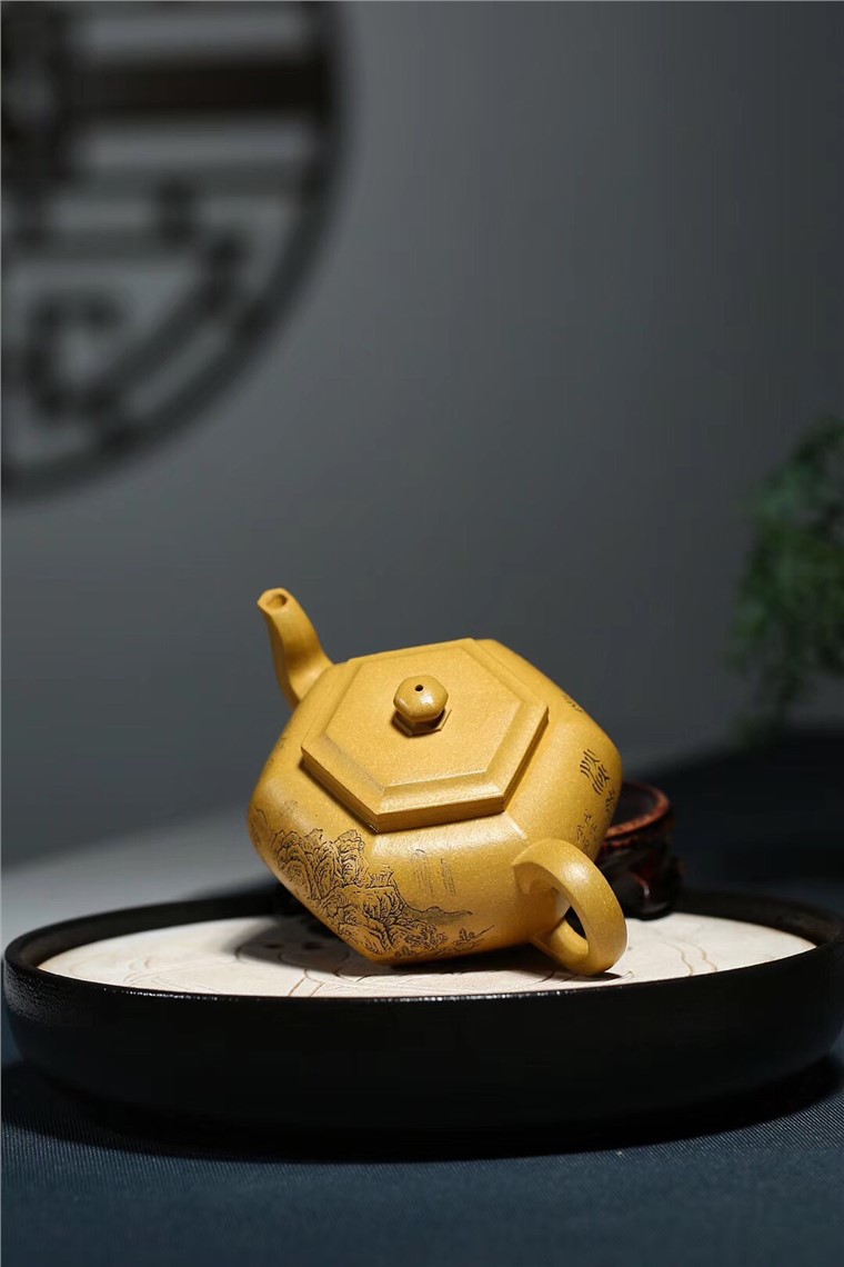许俊作品 六方宫灯图片