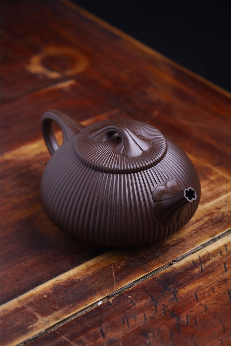 陈育平作品 筋纹石瓢图片