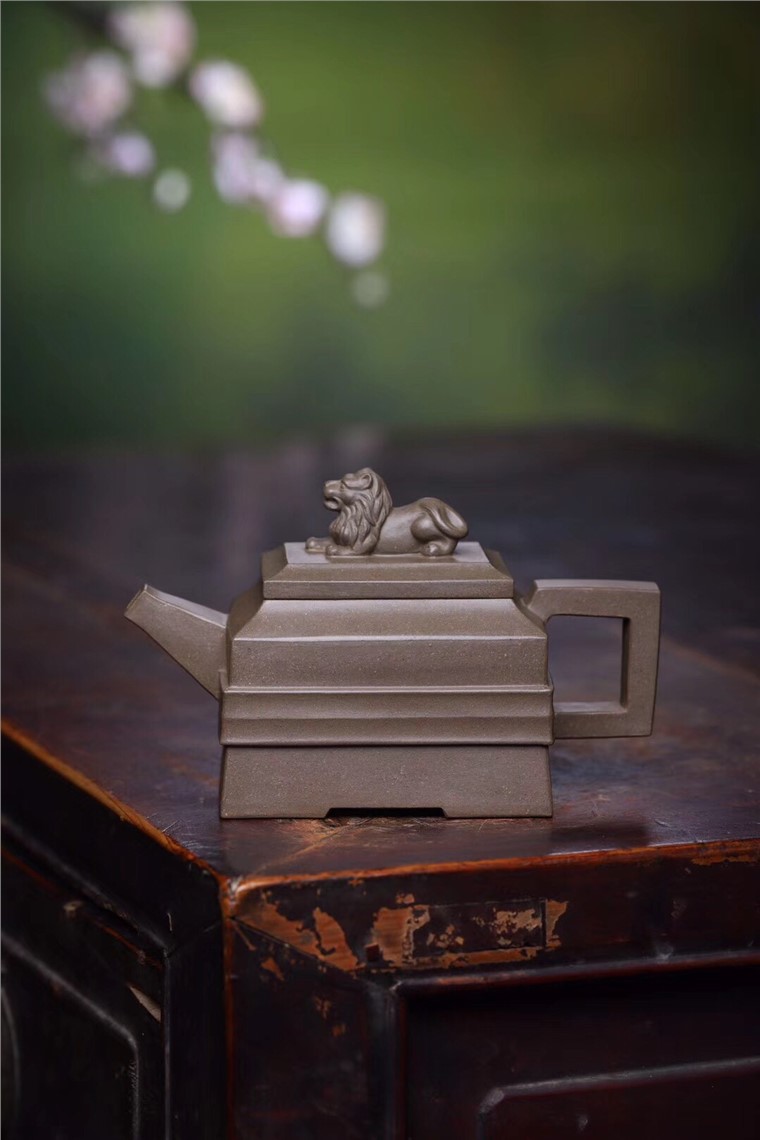 许俊作品 青狮图片