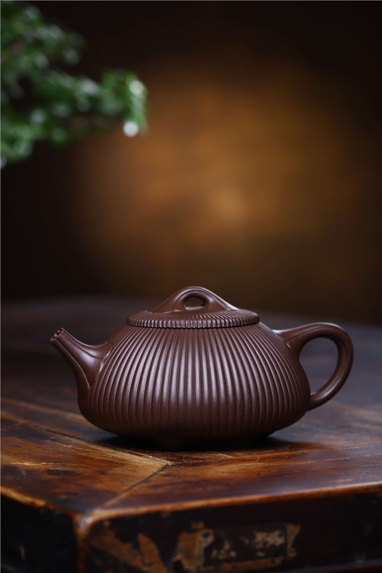 陈育平作品 筋纹石瓢图片