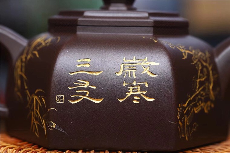 徐六明作品 六方井栏图片