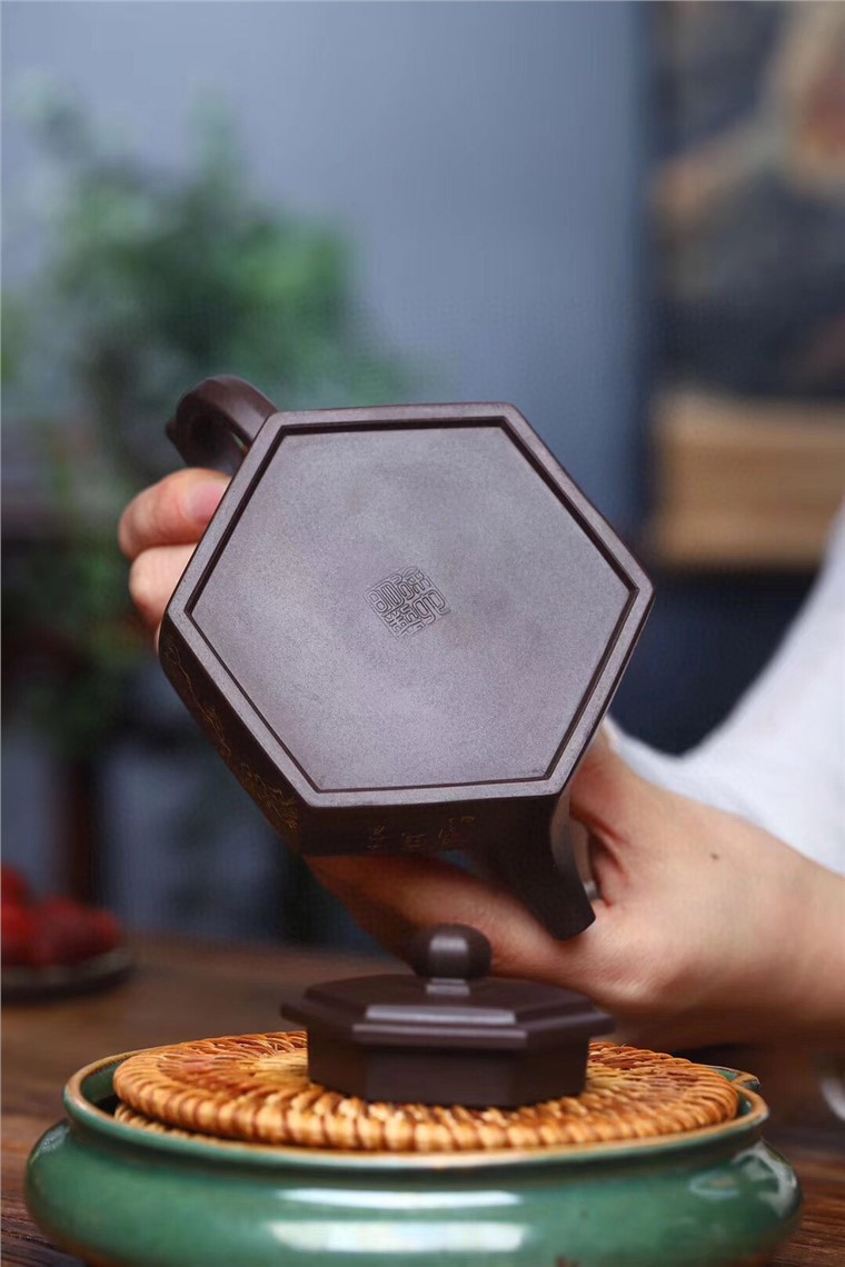 徐六明作品 六方井栏图片