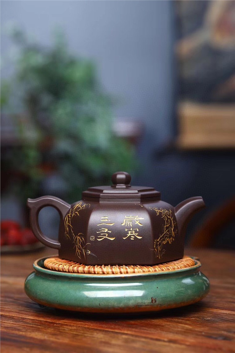 徐六明作品 六方井栏图片