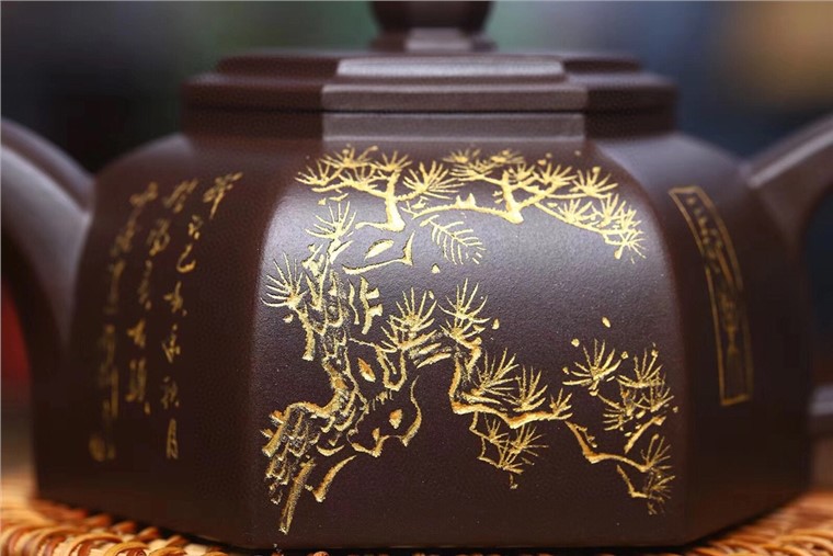 徐六明作品 六方井栏图片