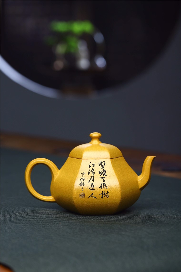 许俊作品 六方梨壶图片