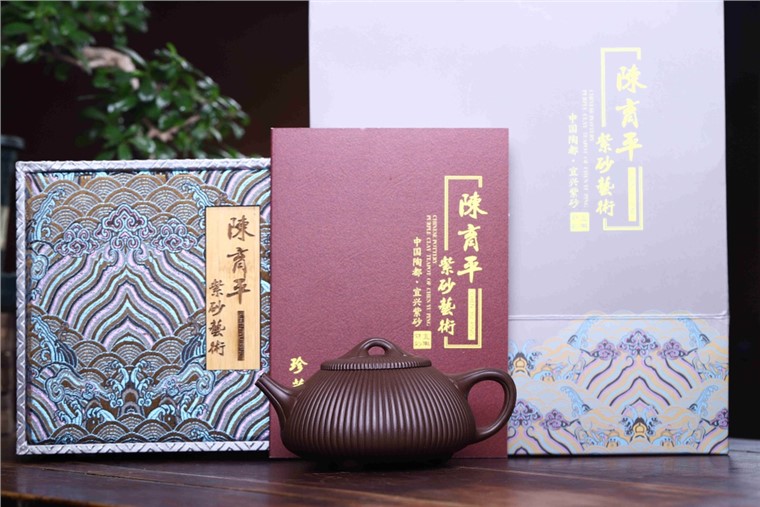 陈育平作品 筋纹石瓢图片