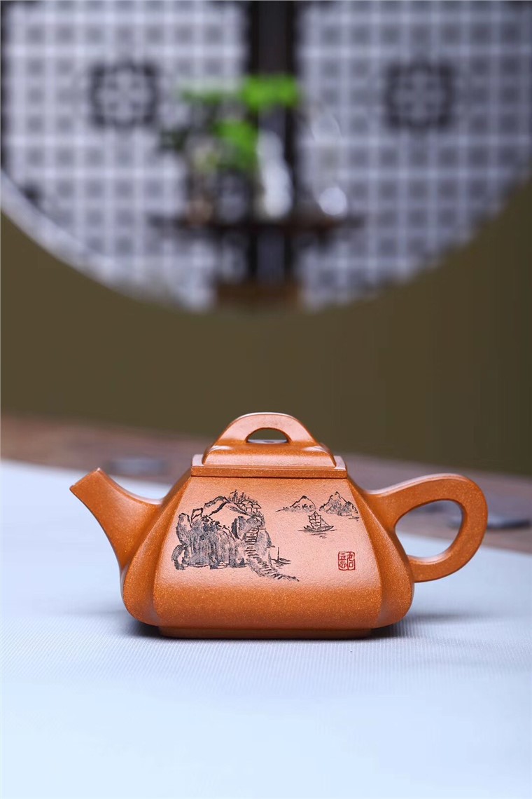 王勤大作品 抽角石瓢图片