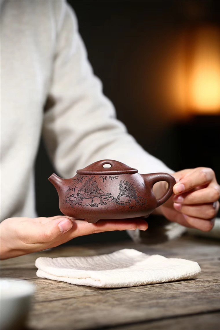 姚玲香作品 景舟石瓢图片