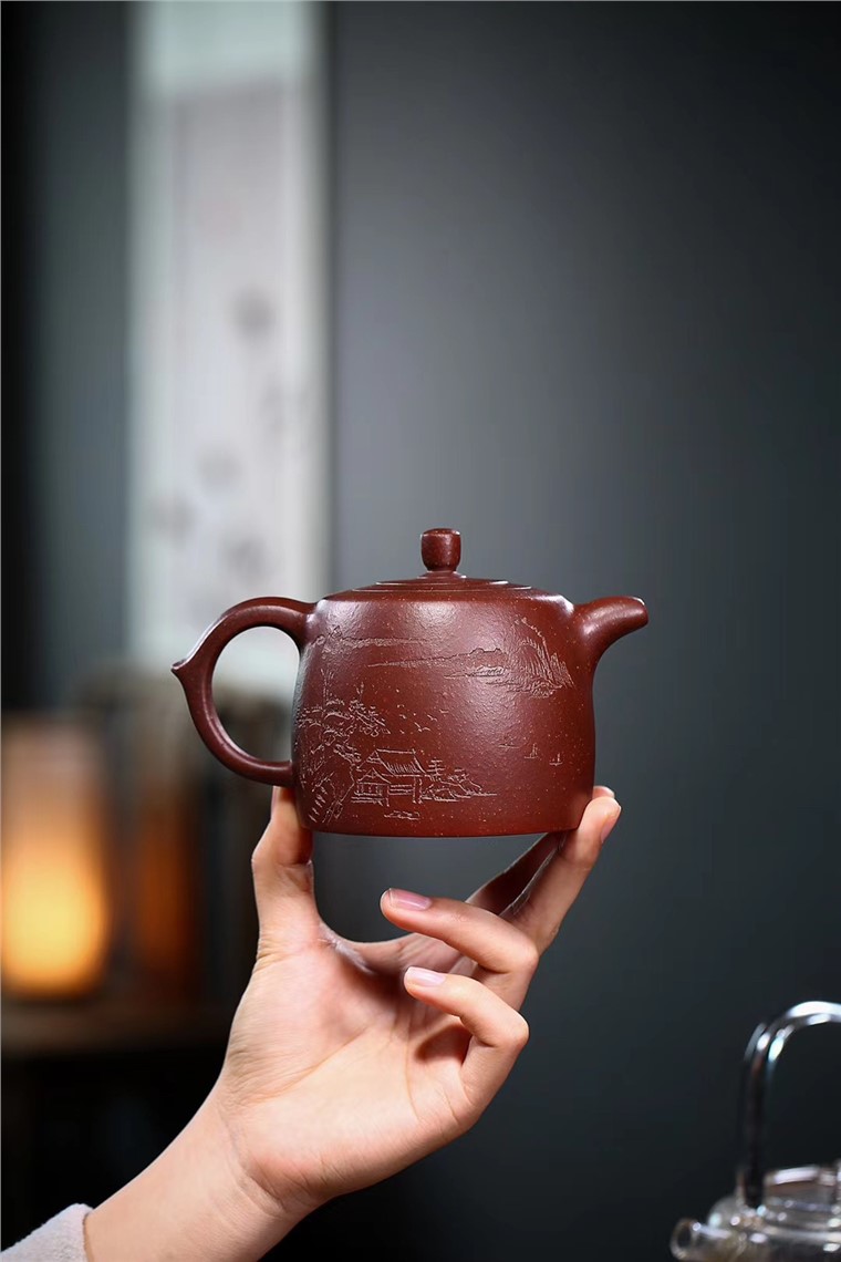 姚玲香作品 景舟高井栏图片