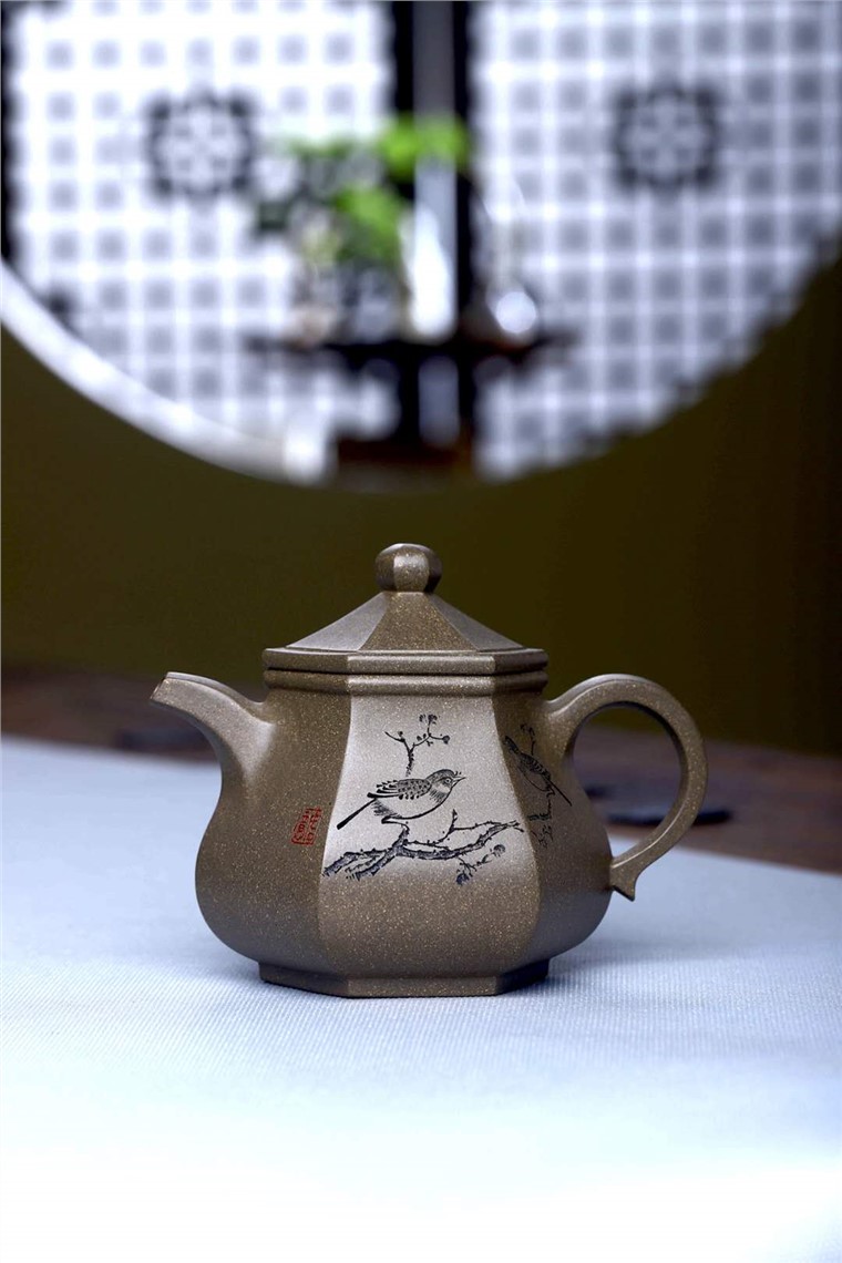 王勤大作品 六方古亭图片