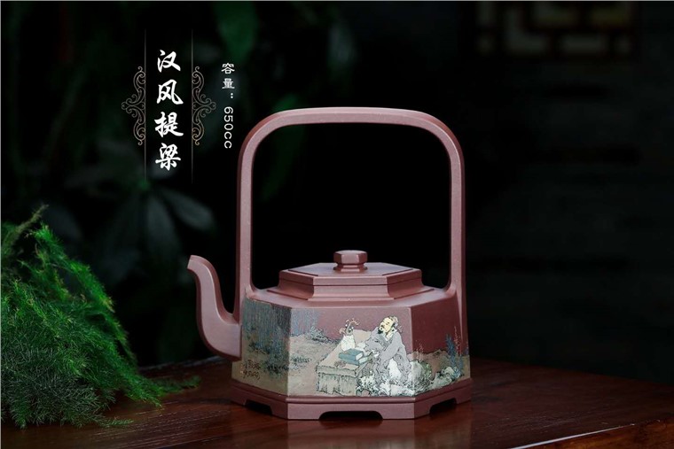 袁辉作品 汉风提梁图片