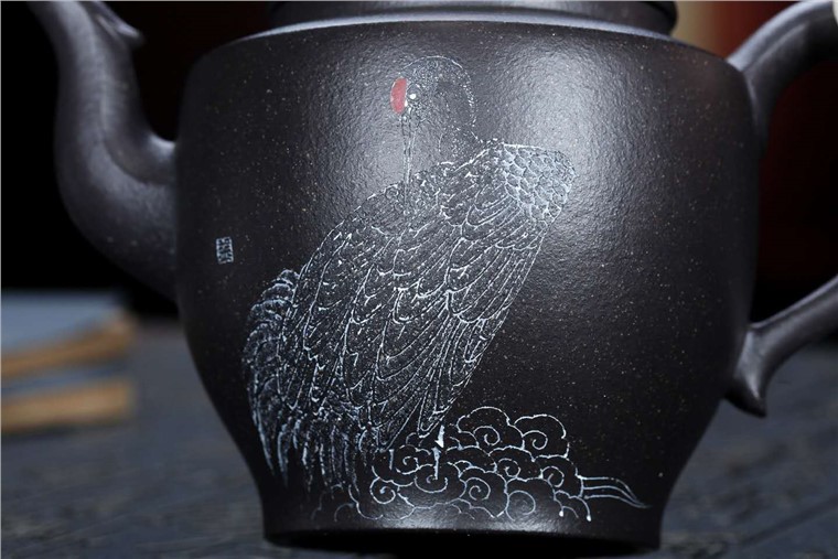 张万敏作品 鹤鸣图片