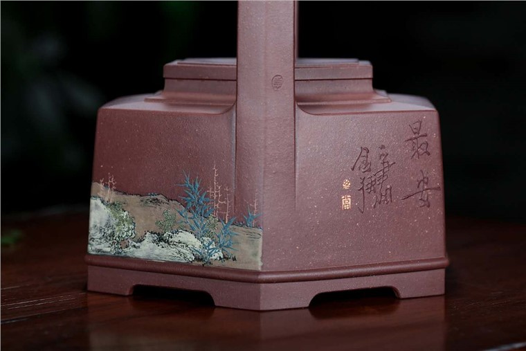 袁辉作品 汉风提梁图片