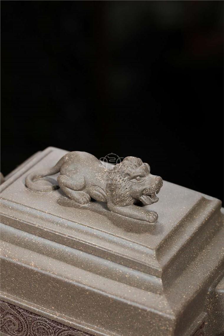 程文兵作品 四方青狮图片