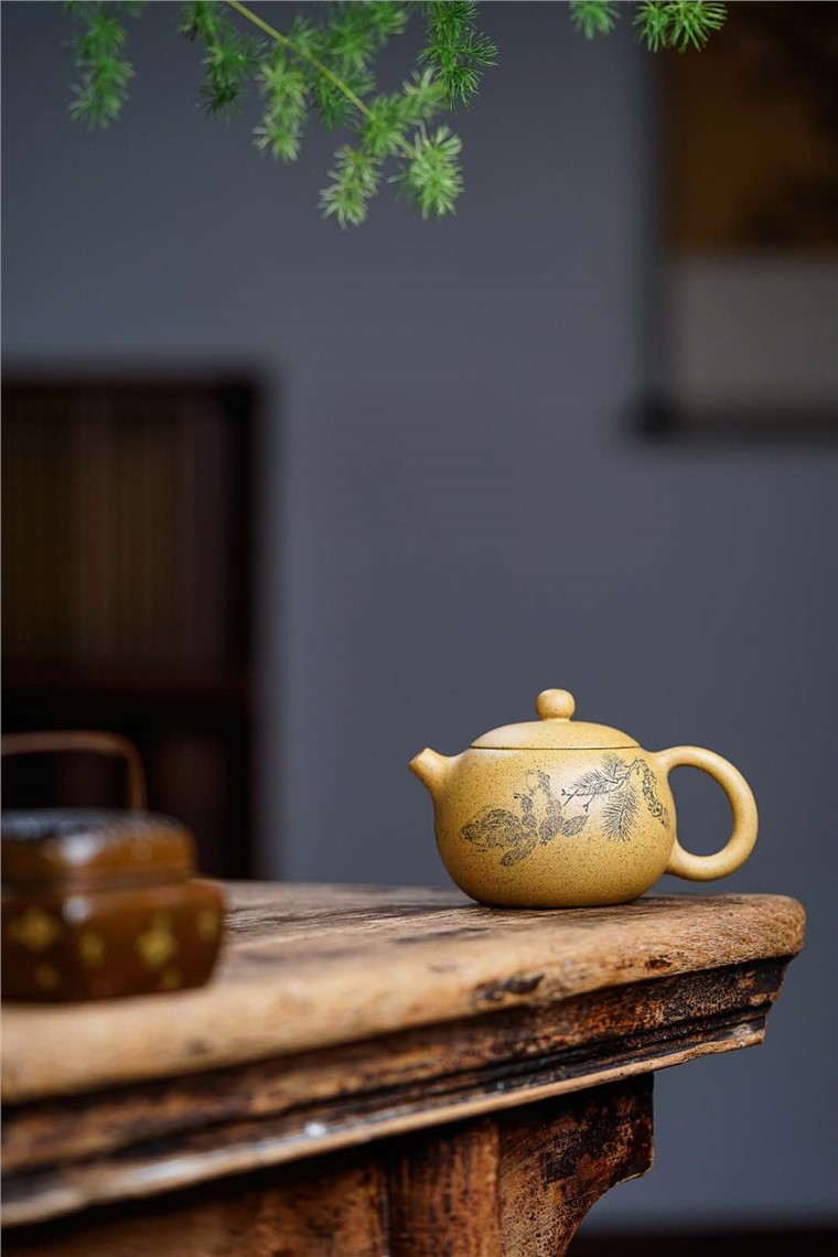 胡丽琴作品 松趣西施图片