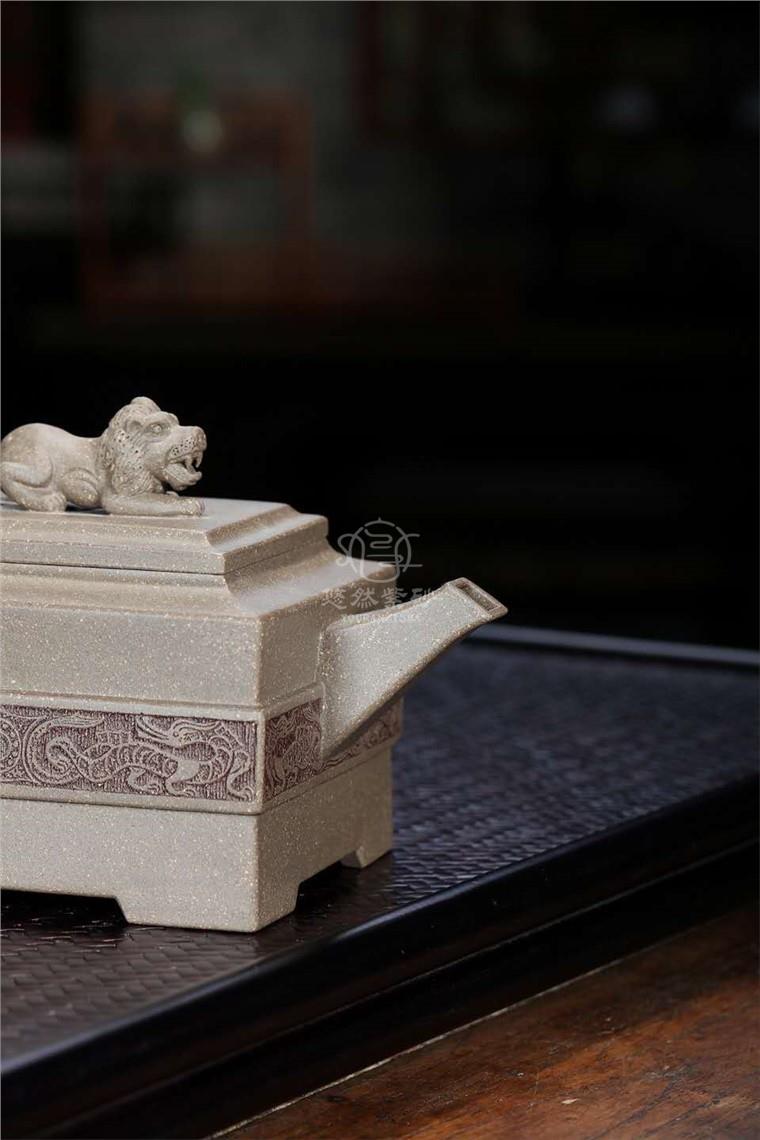 程文兵作品 四方青狮图片