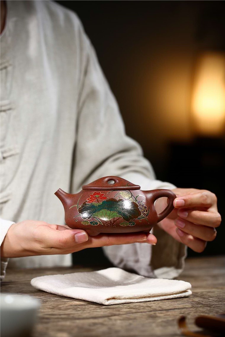 姚玲香作品 景舟石瓢图片