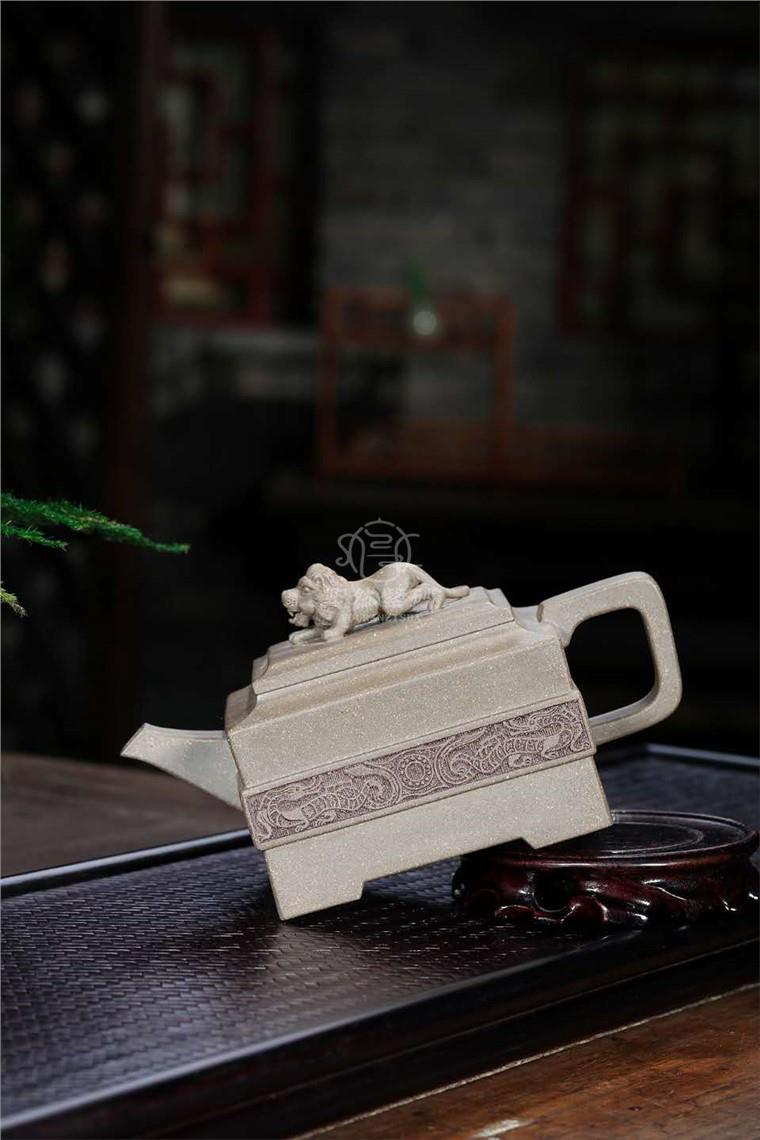 程文兵作品 四方青狮图片