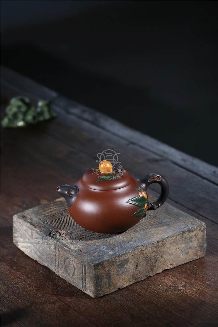 蒋艺华作品 枇杷壶图片