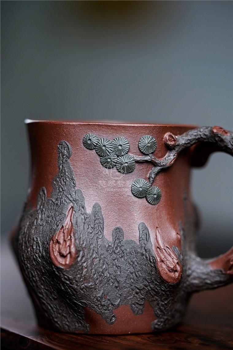 王斌华作品 树桩套杯