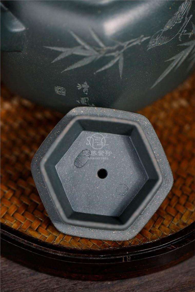 钱明华作品 六方韵竹图片