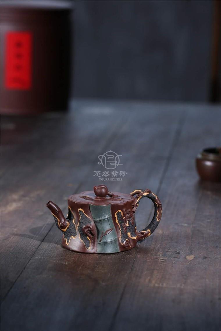 蒋艺华作品 祝寿长青壶图片