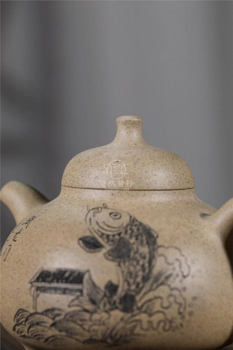王岳龄作品 鱼跃龙门图片