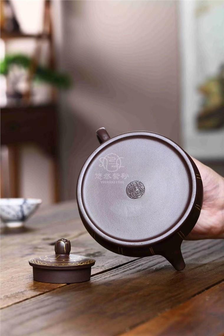 陈瑞誉作品 禅莲壶图片
