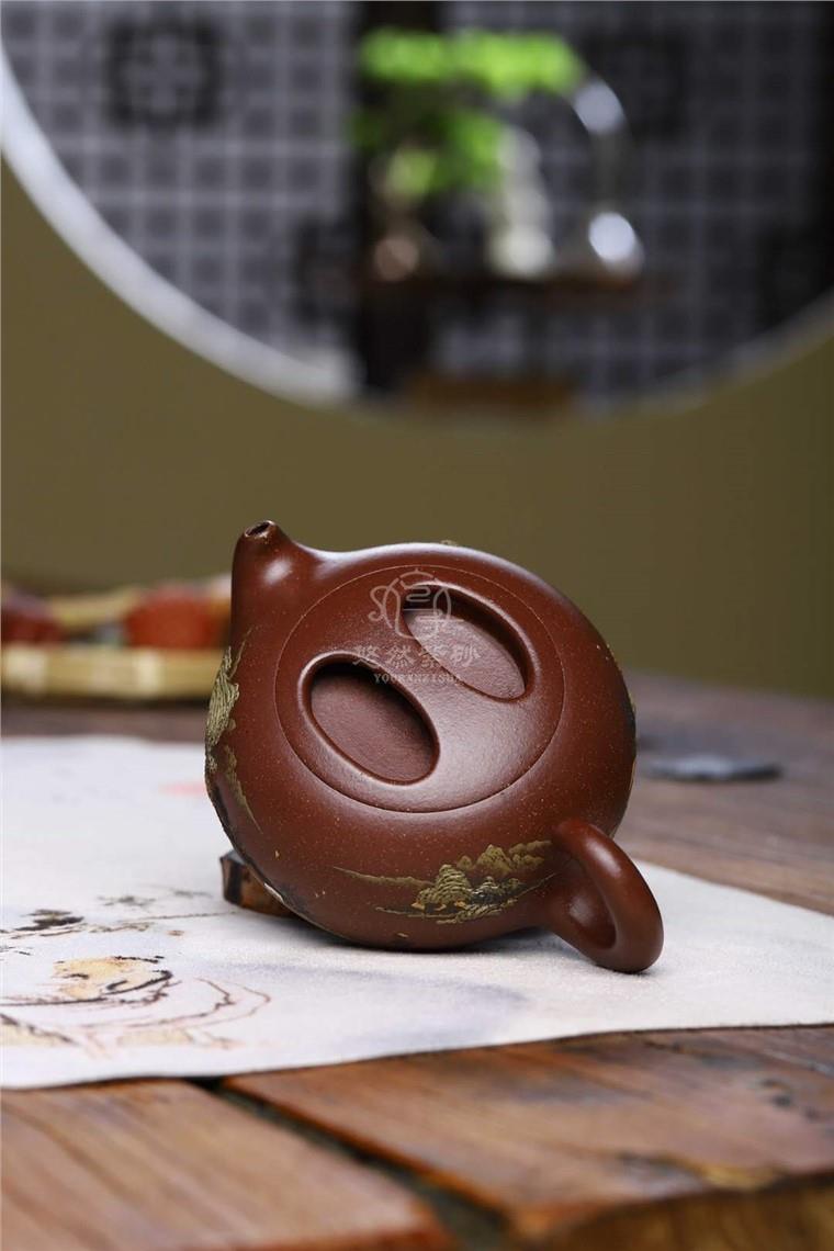 施昌作品 牛盖壶图片
