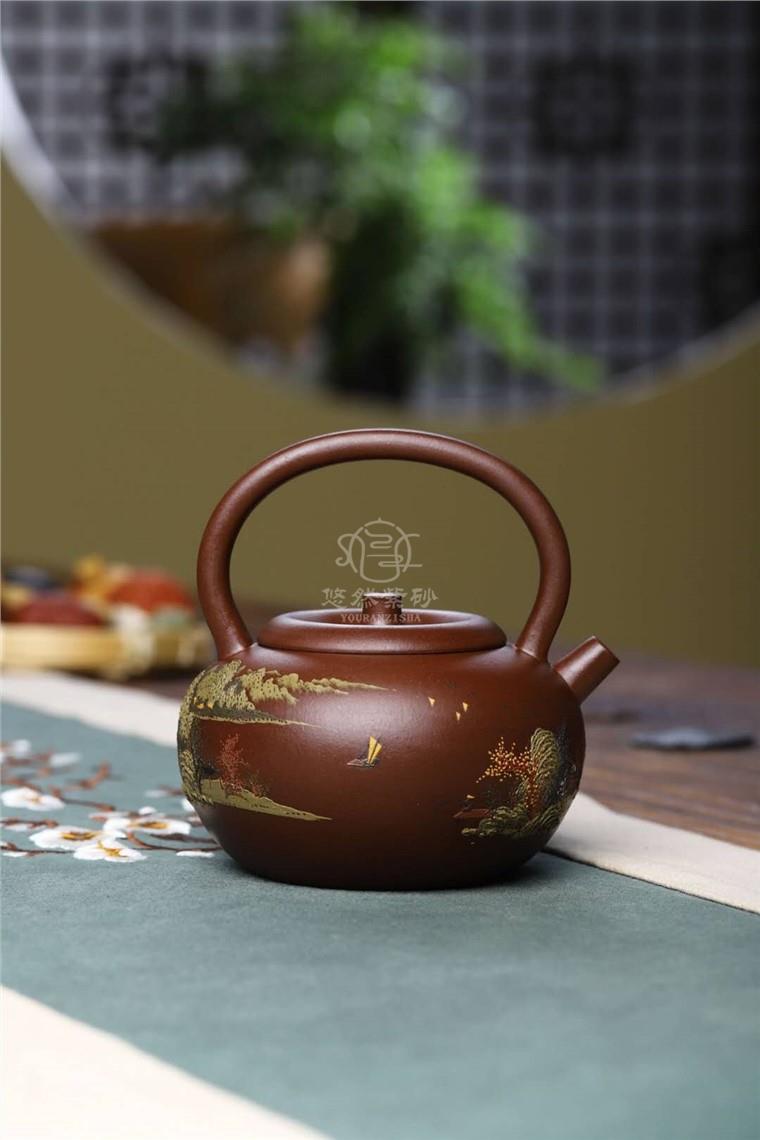施昌作品 清心提梁壶图片