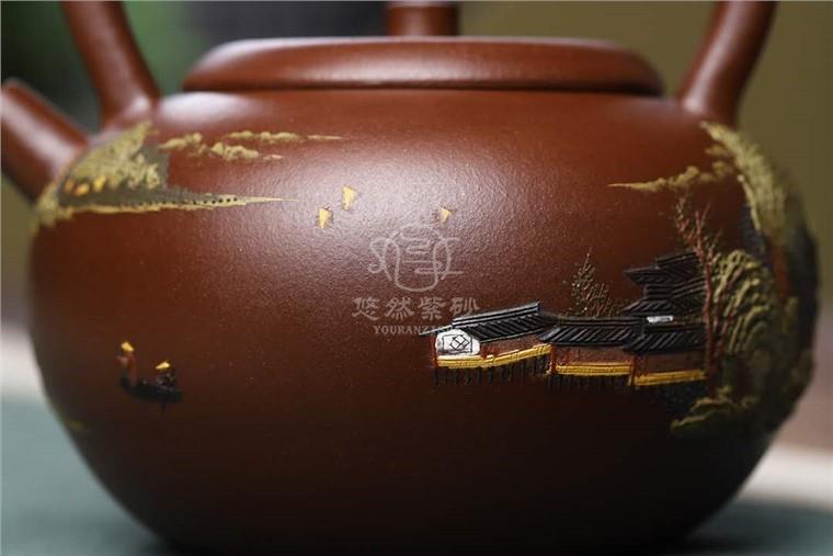 施昌作品 清心提梁壶图片