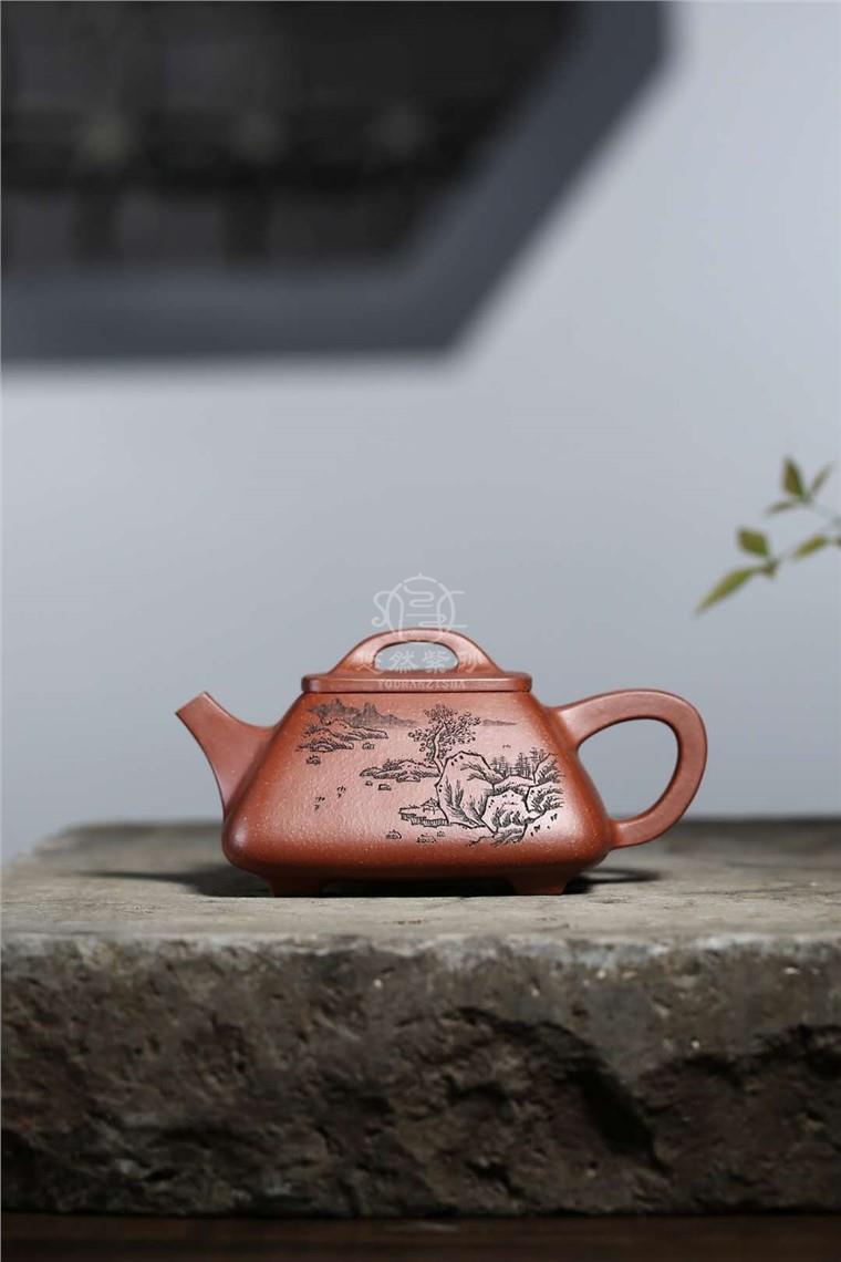 刘政作品 四方石瓢图片